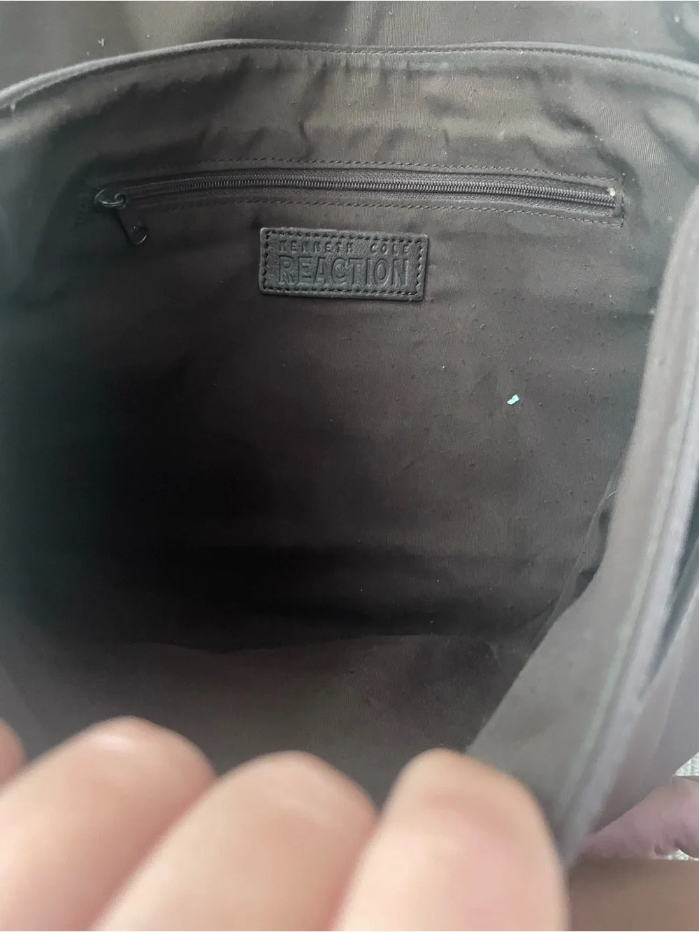 Kenneth Cole Brown Messenger Bag - Classic Crossbody Satchel b28